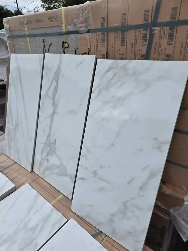 12 x 24 Arabescato Polished Marble-Look Porcelain, photo 2