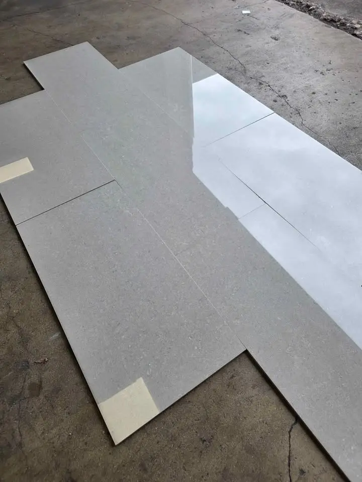 12 x 24 Polished Light Gray Rectified Porcelain, photo 3