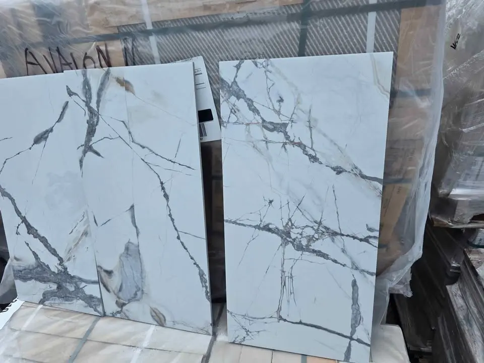 12 x 24 Statuario Corchia Marble-Look Porcelain, photo 4