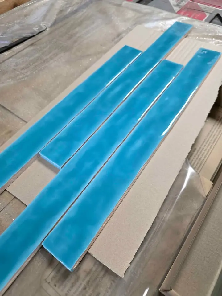 2 x 20 Zellige-Style Blue Wall Tile, photo 2