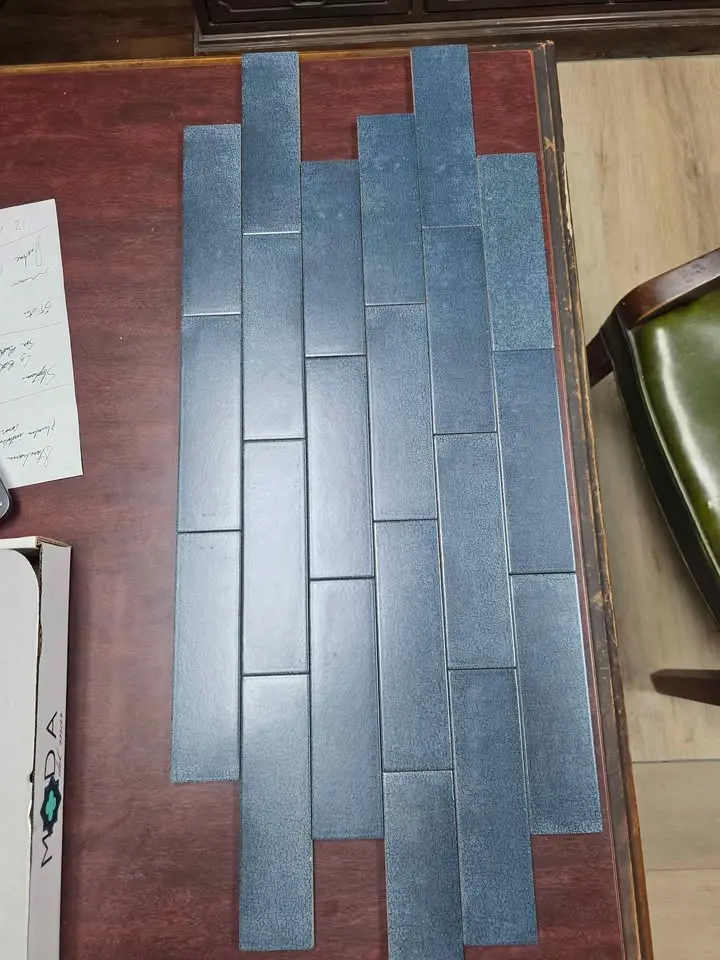 2 x 8 Denim Blue Porcelain Tile, photo 3