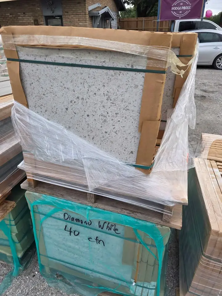 24 x 24 Terrazzo-Look Porcelain Tile, photo 2