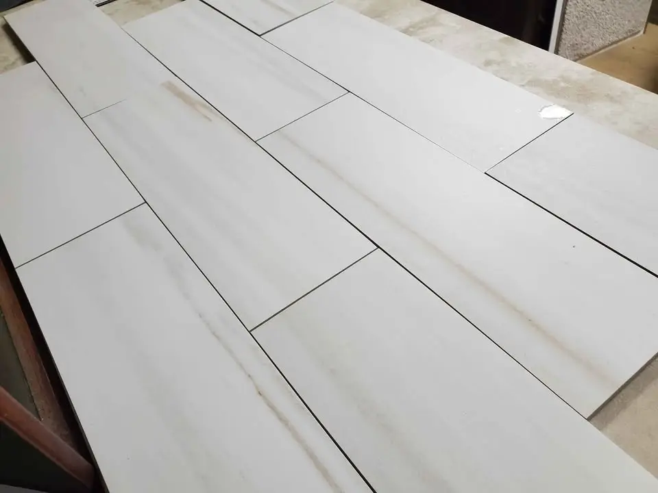 4 x 12 Linear Marble-Look Wall Tile, Rectified, photo 3