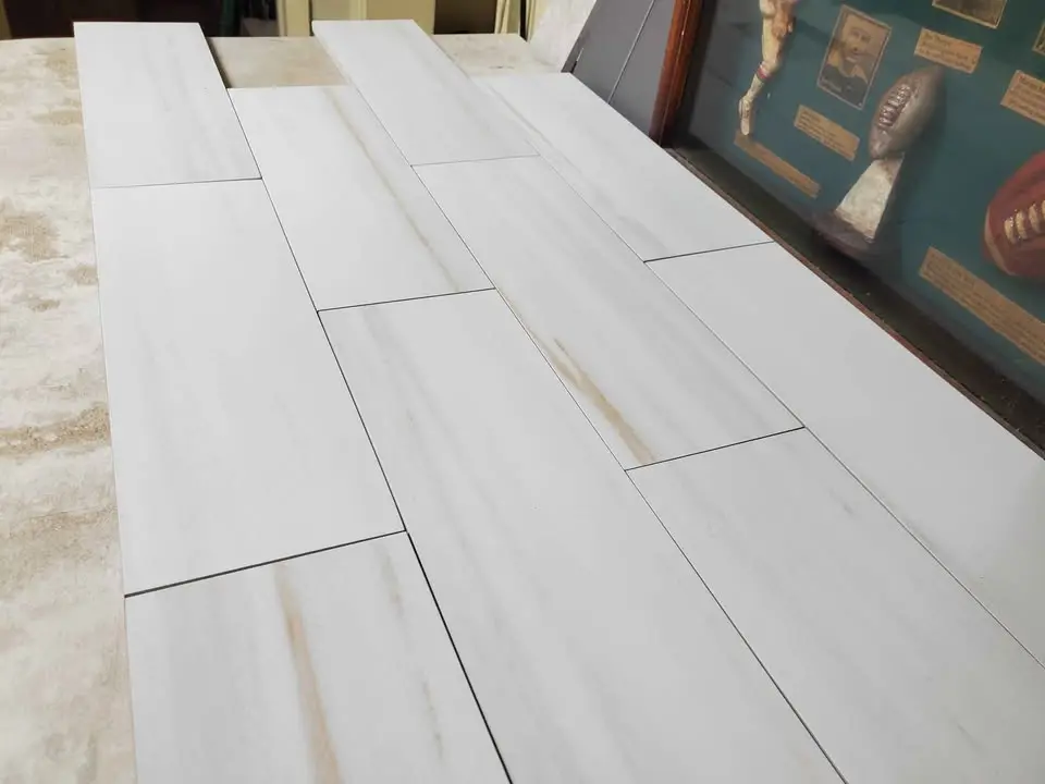 4 x 12 Linear Marble-Look Wall Tile, Rectified, photo 4
