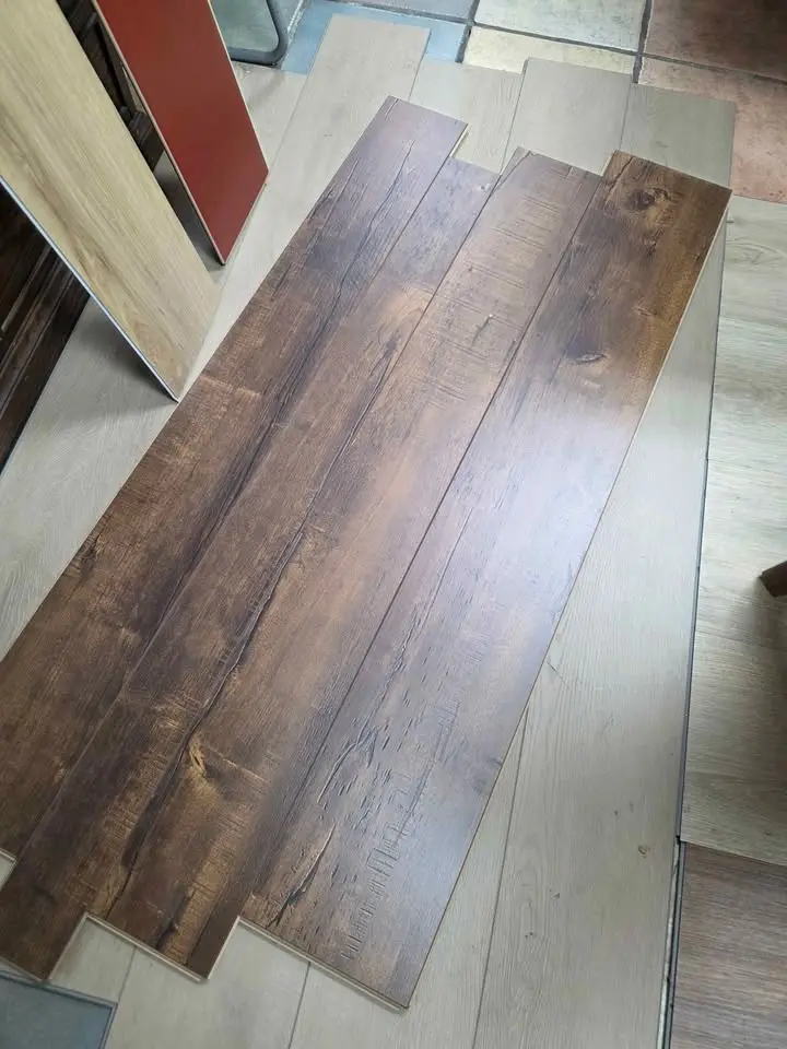 Multi-Width Laminate, 12 mm, Honey Oak Look, photo 3